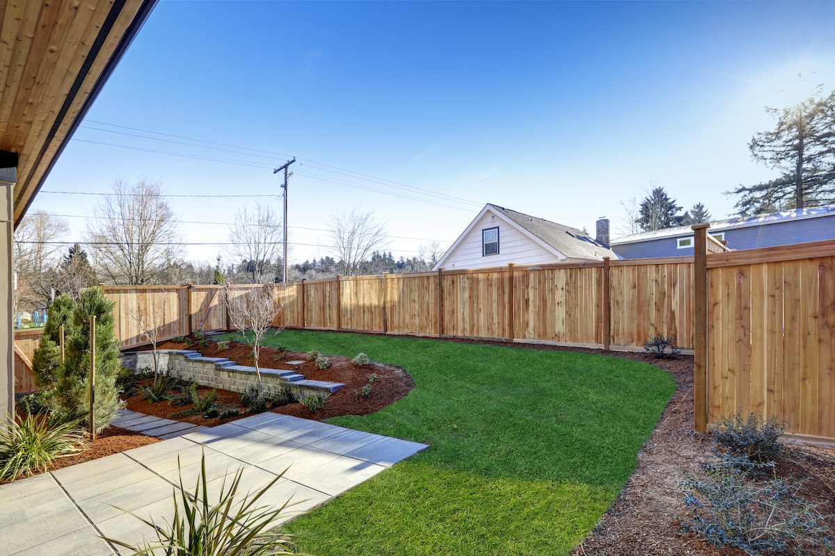 A fenced-in backyard is a big positive for renting to tenants with kids.