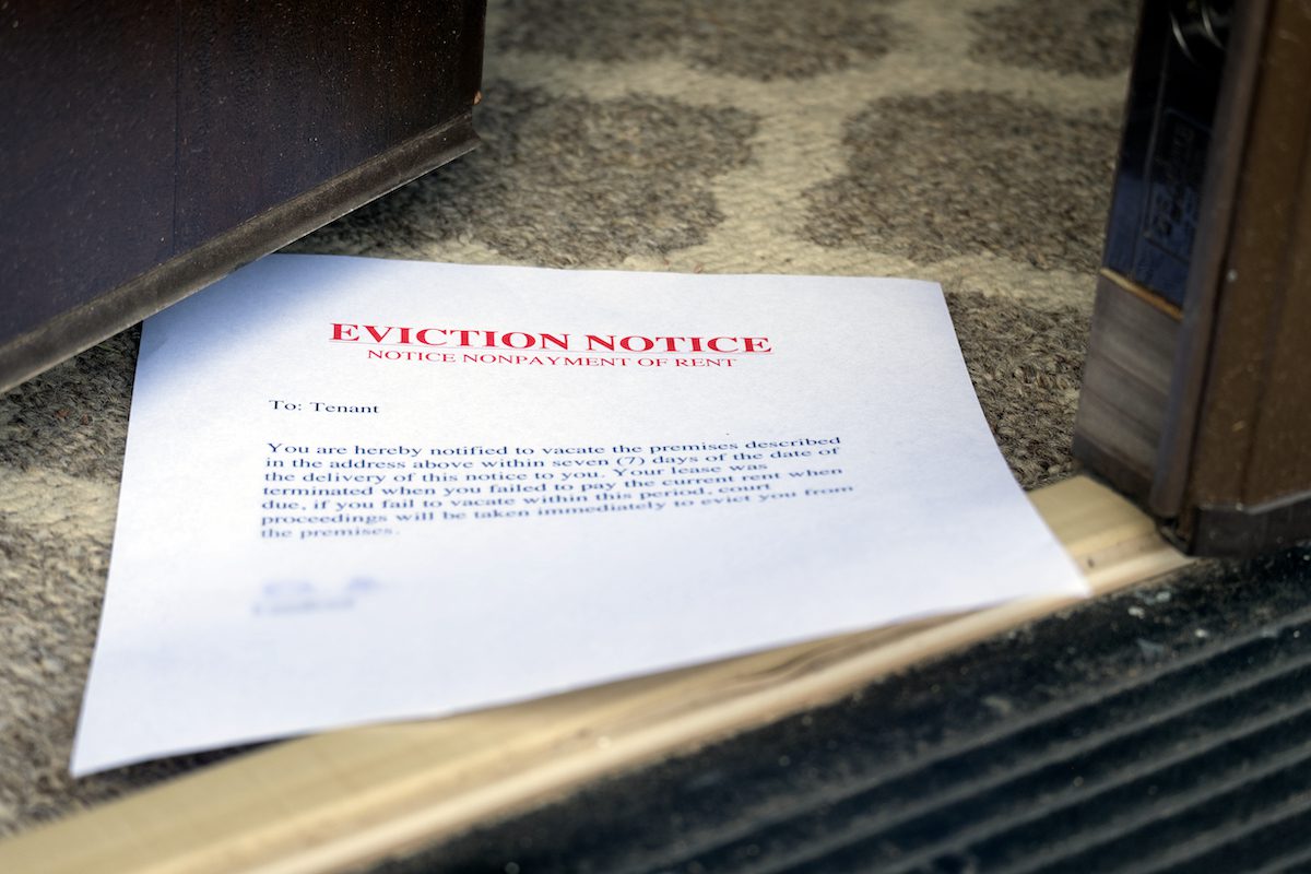 You have rights concerning eviction